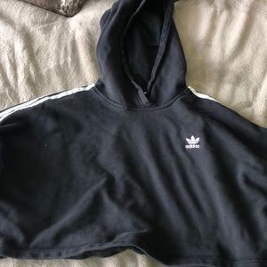 Cropped adidas hoodie